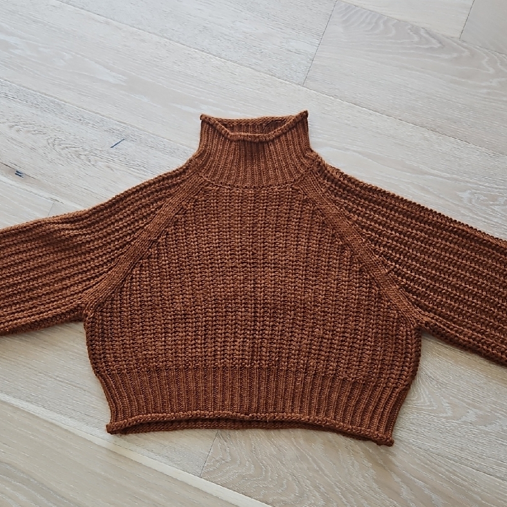 H&M Brown Turtleneck Sweater